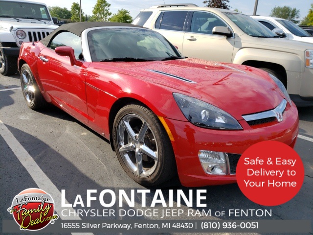 pre owned 2007 saturn sky red line 2d convertible in fenton 0u5660p lafontaine chrysler dodge jeep ram of fenton lafontaine chrysler dodge jeep ram of fenton